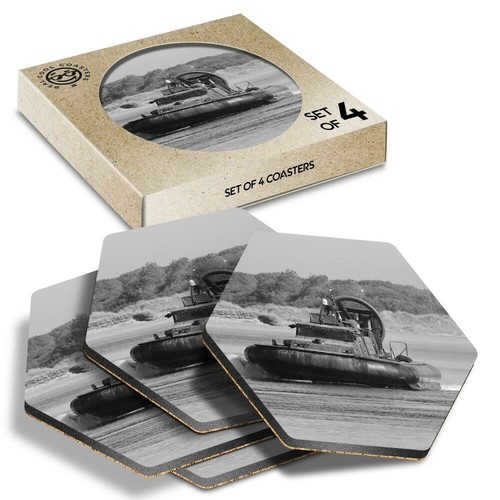 Hexagon coasters bw - x,