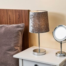 Table Lamp Modern Chrome Stem
