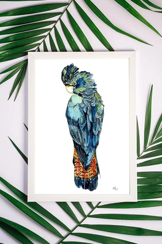 Macaw watercolour original - watercolour,