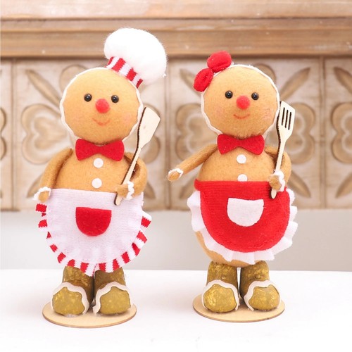 Plush gingerbread dolls - plush,