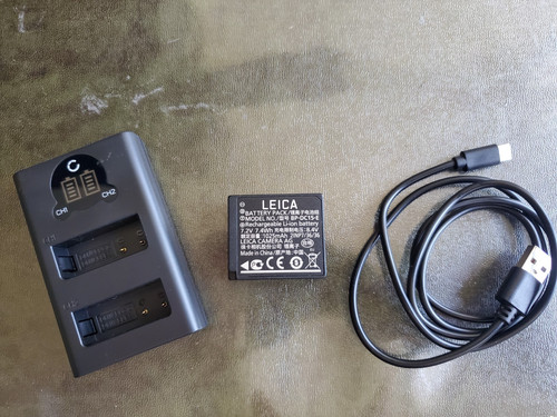 Leica lux spare battery and - spare,