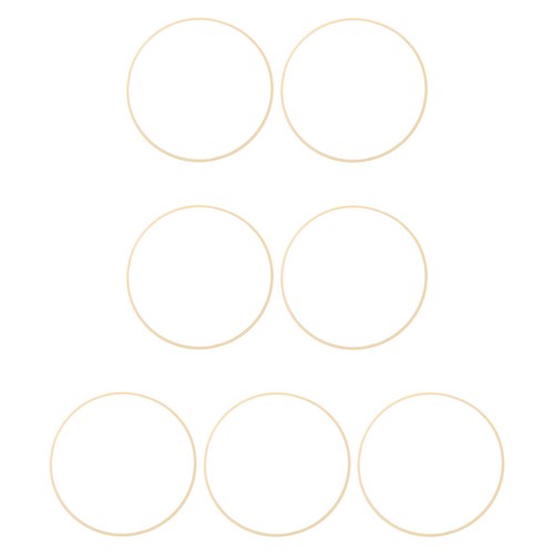 7pcs wooden floral hoops for - floral,