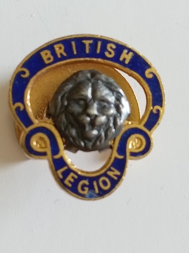 British legion cap badge - badge, jr