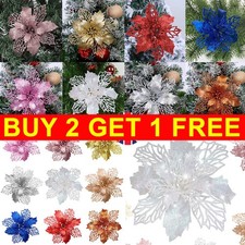 10x large poinsettia glitter - poinsettia,