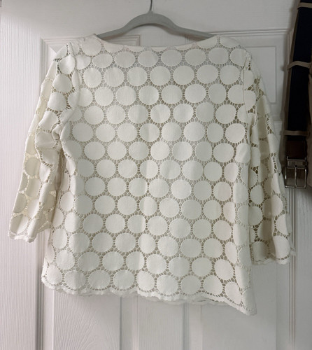 Boden women ivory lace - boden, polka
