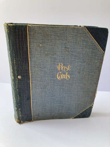 Antique postcard album