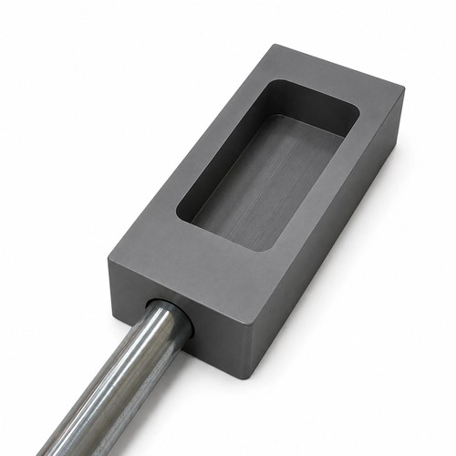 Melting silver mold - silver, graphite