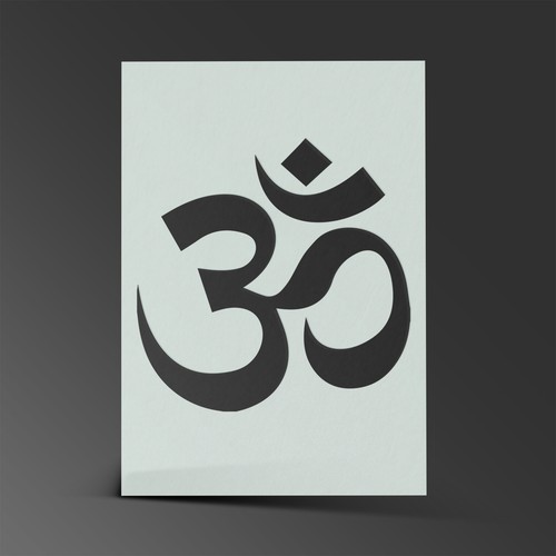Ohm symbol stencil mylar sheet - ohm,
