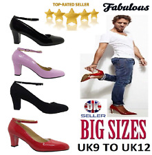 MENS WOMENS BLOCK HEEL ANKLE