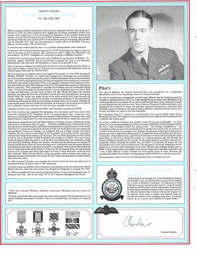 Leonard cheshire profile - leonard, vc:
