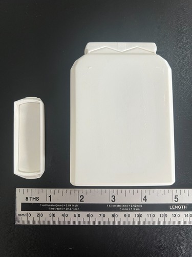 White plastic storage - 6,