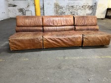 vintage modular leather sofa  tetrad  1960s 70s Heals  de sade timothy oulton
