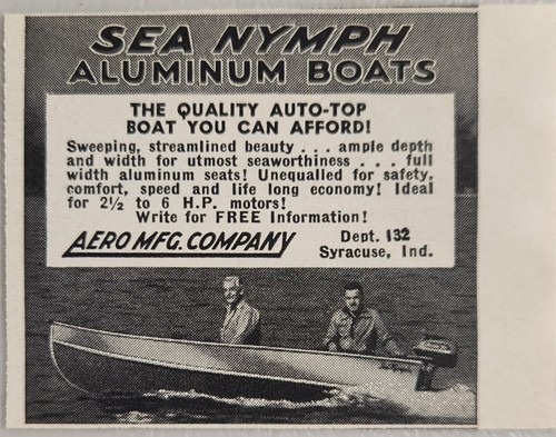 1954 print sea nymph - ad,