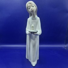 Lladro Girl With Candle Glossy