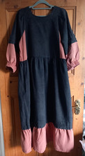SIDELINE Linen & Tencel Dress Size L