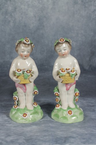 Antique derby porcelain - antique, putti