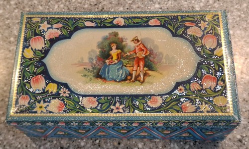 Vintage tin made - in, england