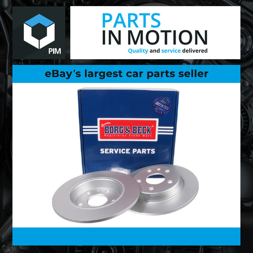 Brake discs pair solid fits - 2x,