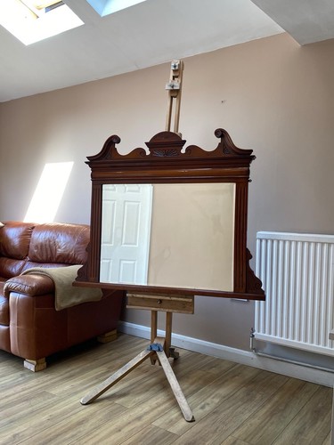 Large edwardian overmantle - edwardian,