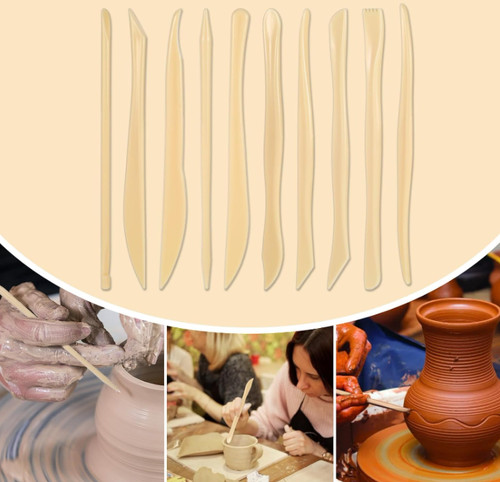 10pcs double ended - 10pcs, clay
