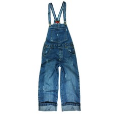 Clove Jeans Womens Cotton Denim 3/4 Capri Wide Leg Dungarees Plus Size 8 to 22