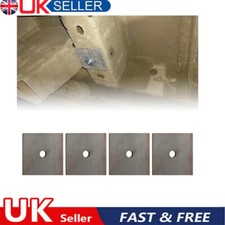 4x Van Seat, Crew Or Camper Conversion Spreader Steel Plates 6mm Thickness UK