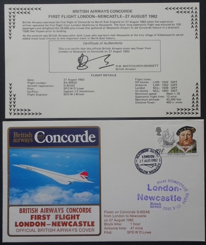 Concorde first flight cover - concorde,