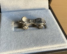 Vintage 925 Silver Articulated Charm For Bracelet/ Roller Skate