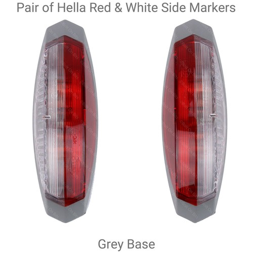 Pair hella red white - 1, of