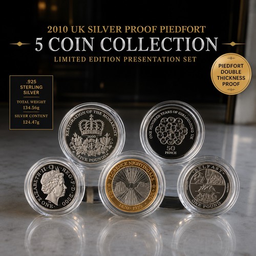 2010 silver proof piedfort - uk,