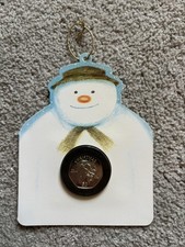 Snowman Isle of Man 50p Pobjoy