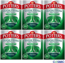 6 X Potters Mucus Cough
