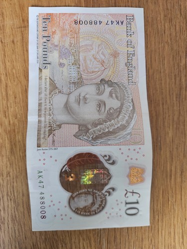 Ak47 new ten pound - £10, note