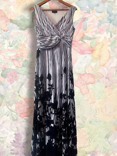 Alexon midi dress navy white - alexon,