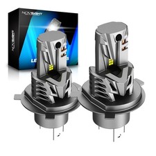 NOVSIGHT 9003 HB2 H4 LED Headlight Kits Halogen Xenon Replacement Bulbs 90W 2X