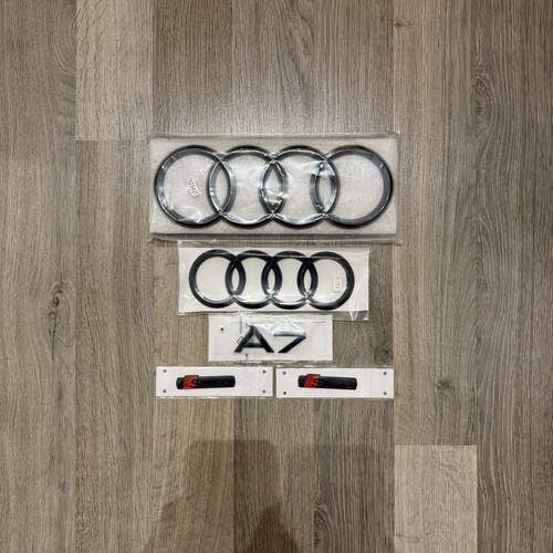 Audi pfl gloss black badge - a7,