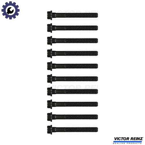 Cylinder head bolt set - head,