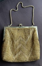 Vintage Gold Beaded Chain