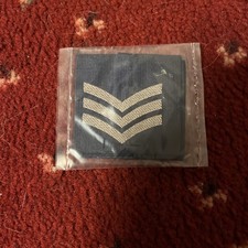 RAF Sergeant Rank Slides Pair