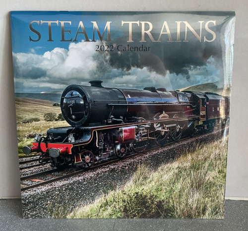 Steam trains 2022 calendar new - 2022,