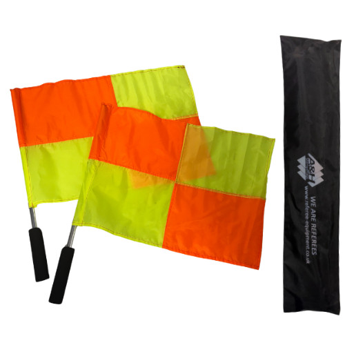 Linesman flags with bag - -, x2