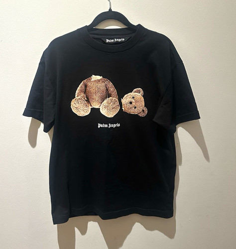 Palm angels black teddy bear - black,