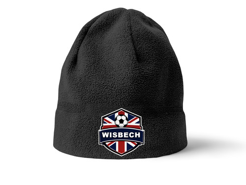 Wisbech fleece black beanie
