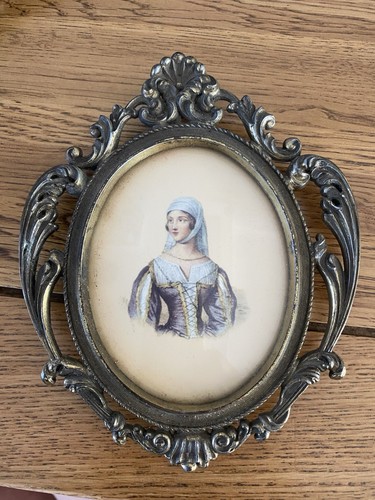 Miniature portrait lady - miniature,