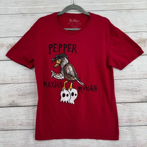 Pepper shirt mens medium red - t-shirt,