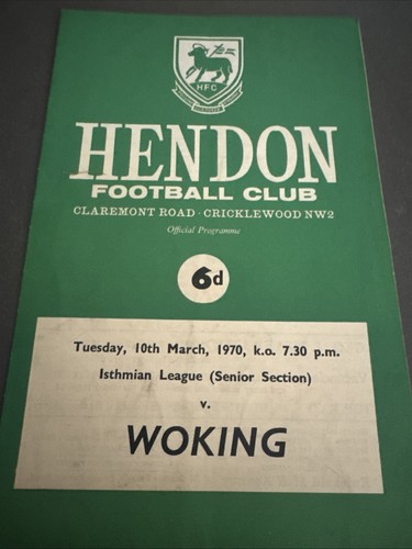Hendon woking 1970 - v,