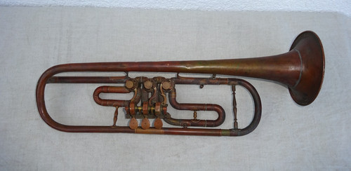 Vintage trumpet approx - trumpet, 45.5