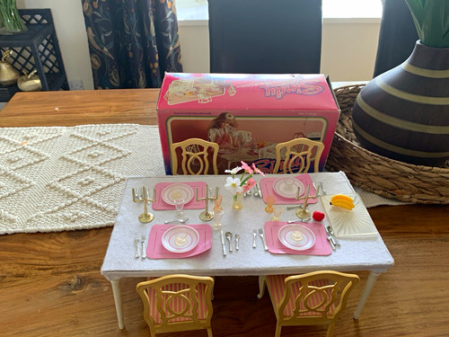 Sindy doll house dining - house,