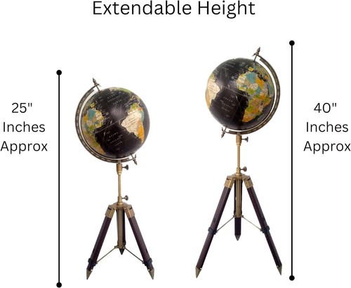 Handmade floor top - handmade, globe
