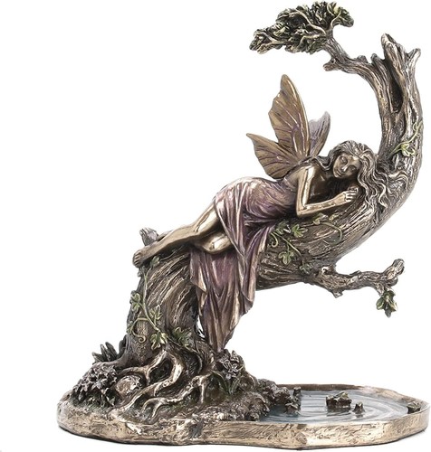 Forest fairy sleeping bronze - fairy,